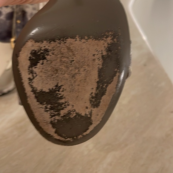 Gucci Faux Python Sandals/Heels Size 36 1/2 - Picture 11 of 12